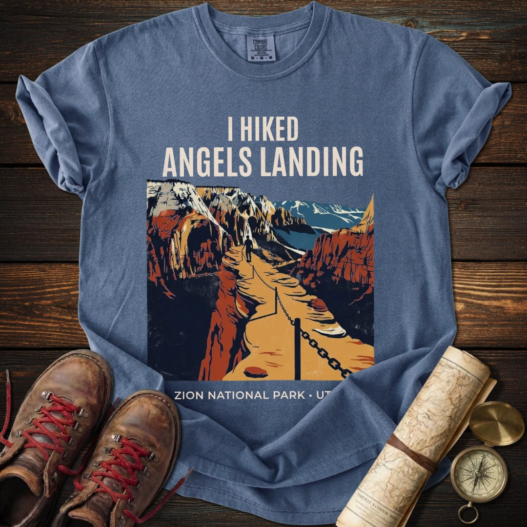 Hiked Angels Landing Zion T-Shirt