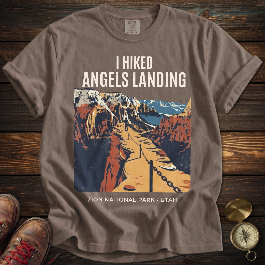 Hiked Angels Landing Zion T-Shirt