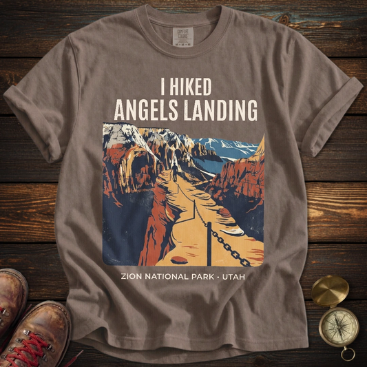 Hiked Angels Landing Zion T-Shirt
