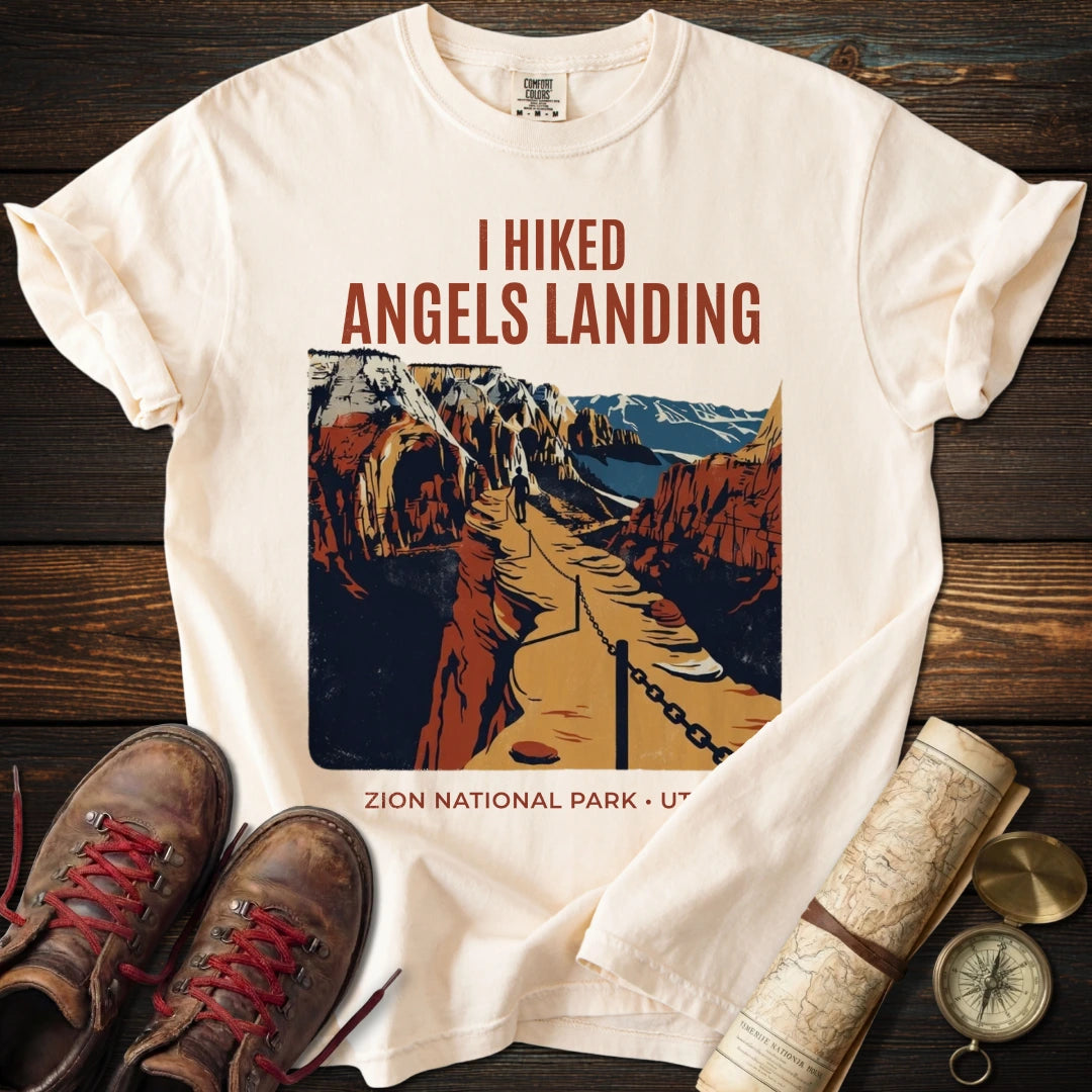 Hiked Angels Landing Zion T-Shirt