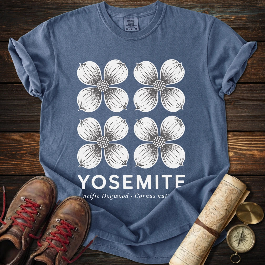 Yosemite Dogwood Minimalist T-Shirt