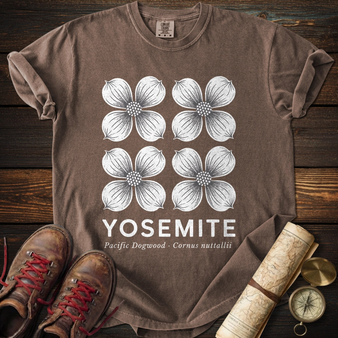 Yosemite Dogwood Minimalist T-Shirt
