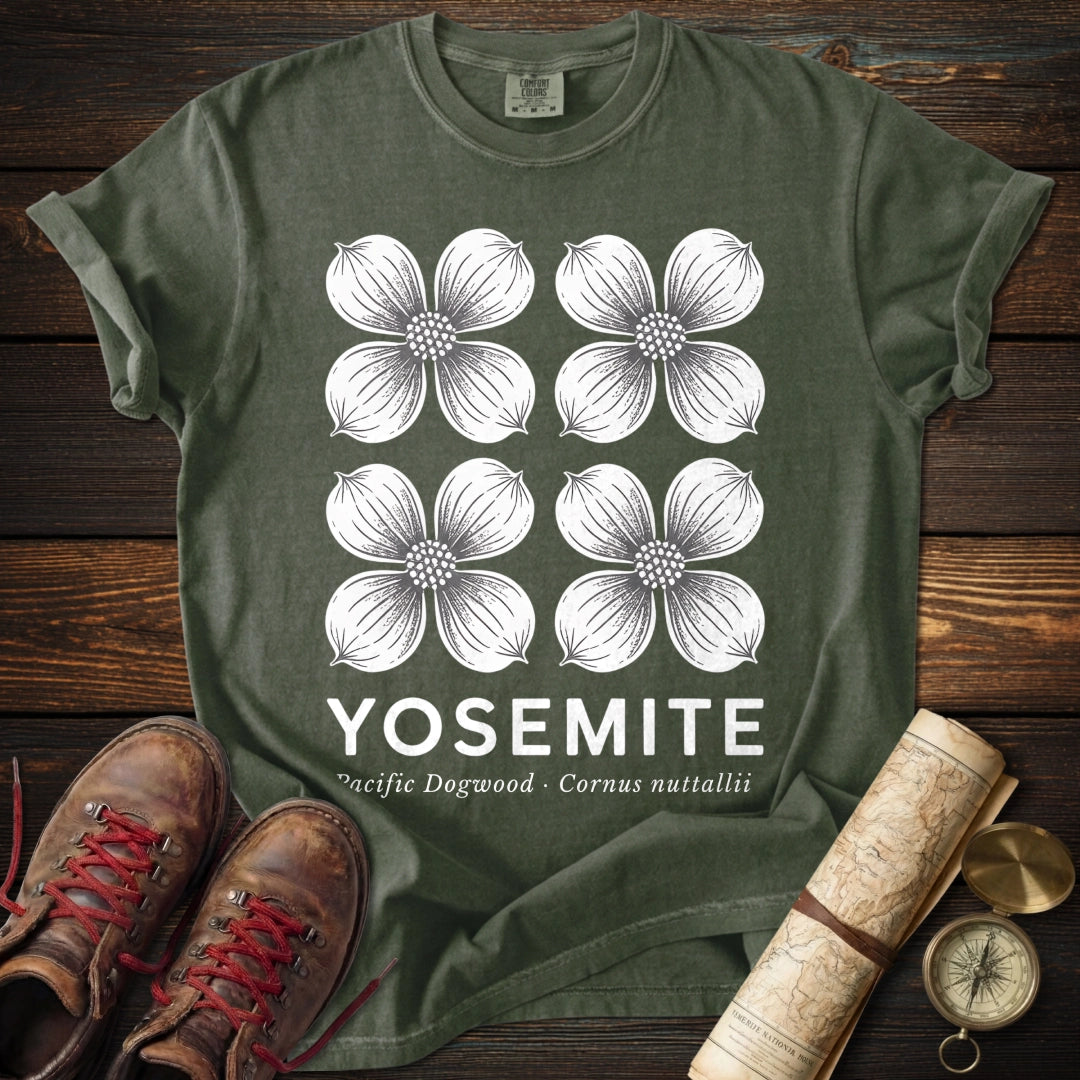 Yosemite Dogwood Minimalist T-Shirt