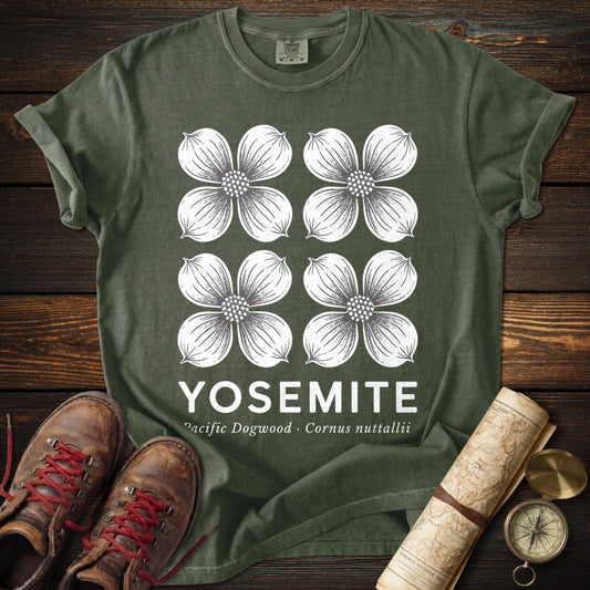 Yosemite Dogwood Minimalist T-Shirt