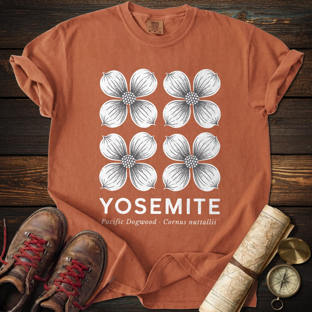 Yosemite Dogwood Minimalist T-Shirt