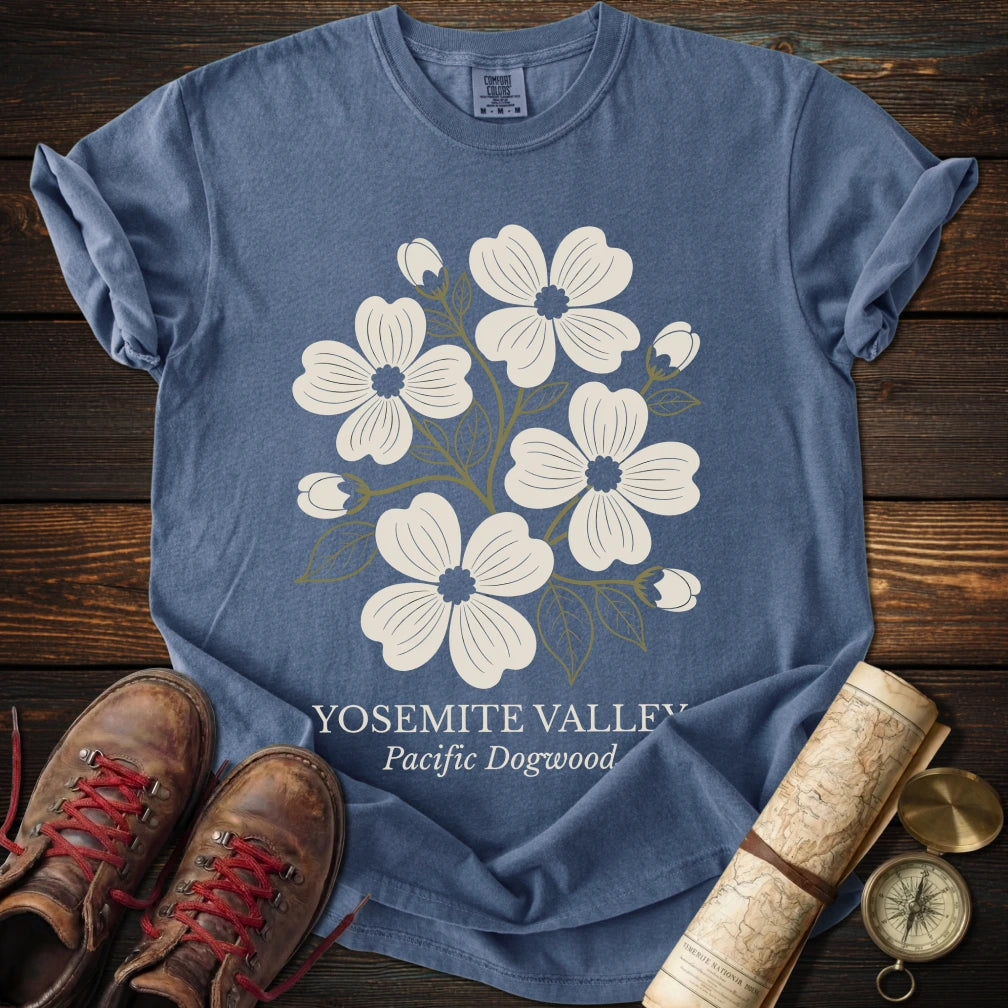 Yosemite Valley Dogwood Floral T-Shirt