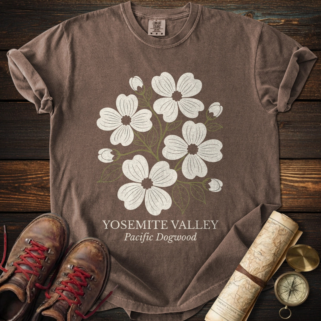 Yosemite Valley Dogwood Floral T-Shirt