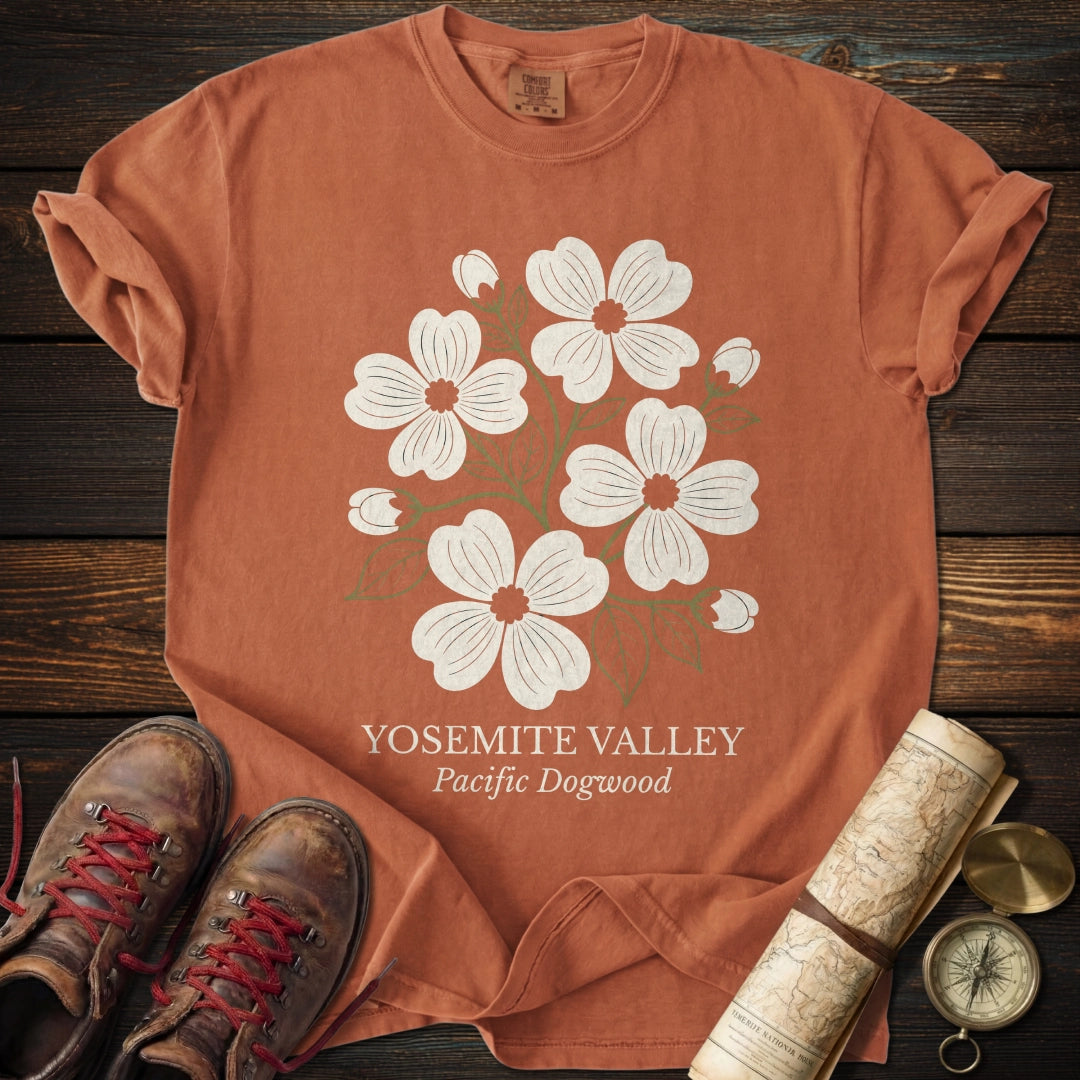 Yosemite Valley Dogwood Floral T-Shirt