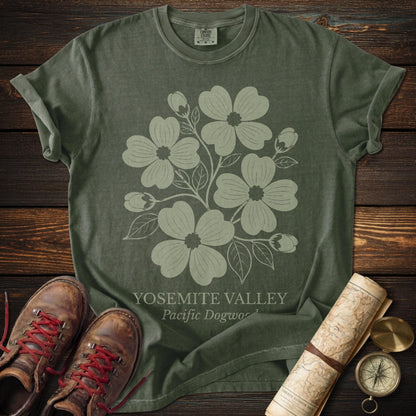 Yosemite Dogwood Tonal Green T-Shirt