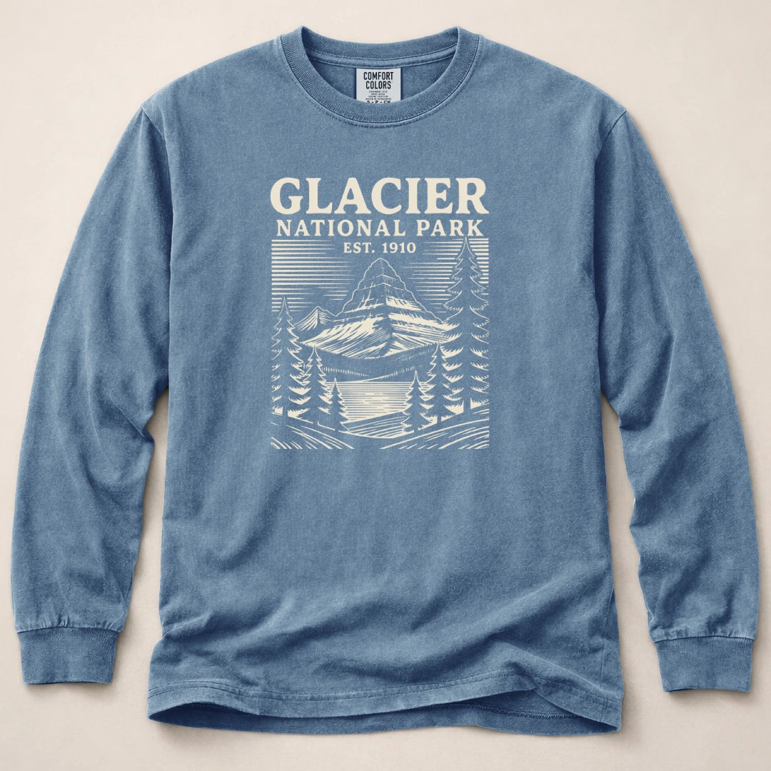 Glacier Park 1910 Long Sleeved T-Shirt