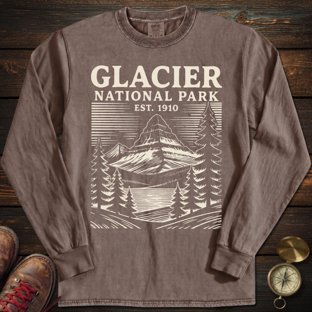Glacier Park 1910 Long Sleeved T-Shirt