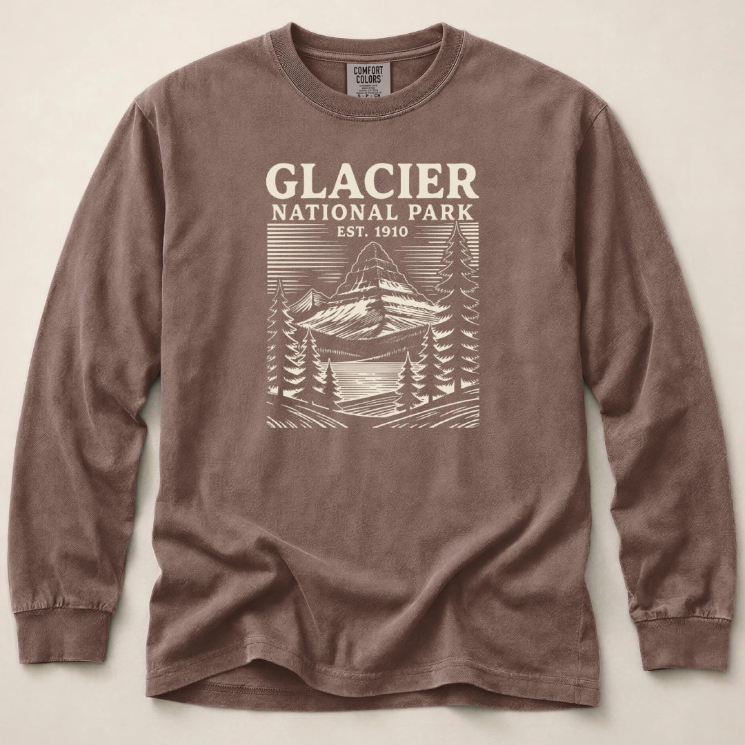 Glacier Park 1910 Long Sleeved T-Shirt