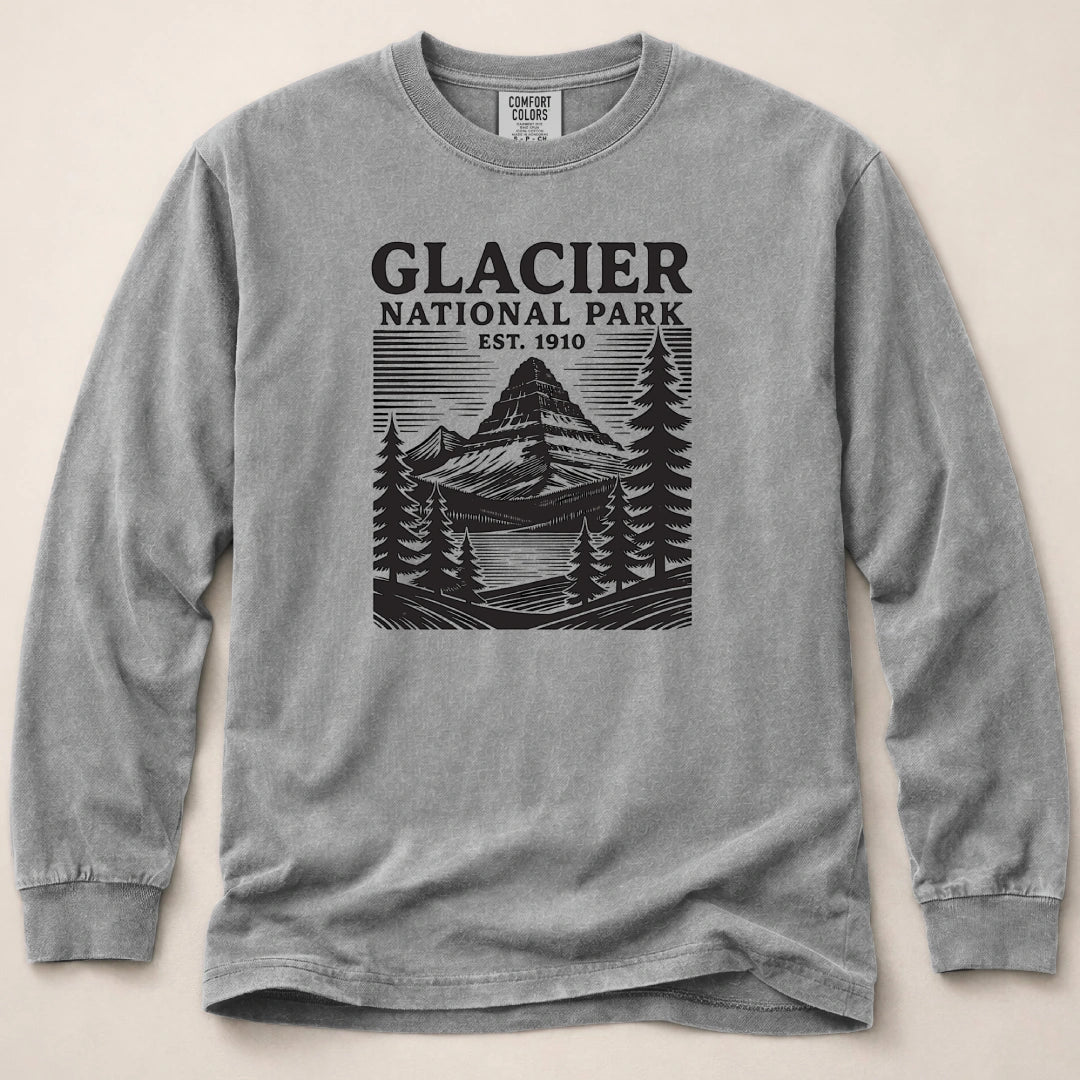 Glacier Park 1910 Long Sleeved T-Shirt