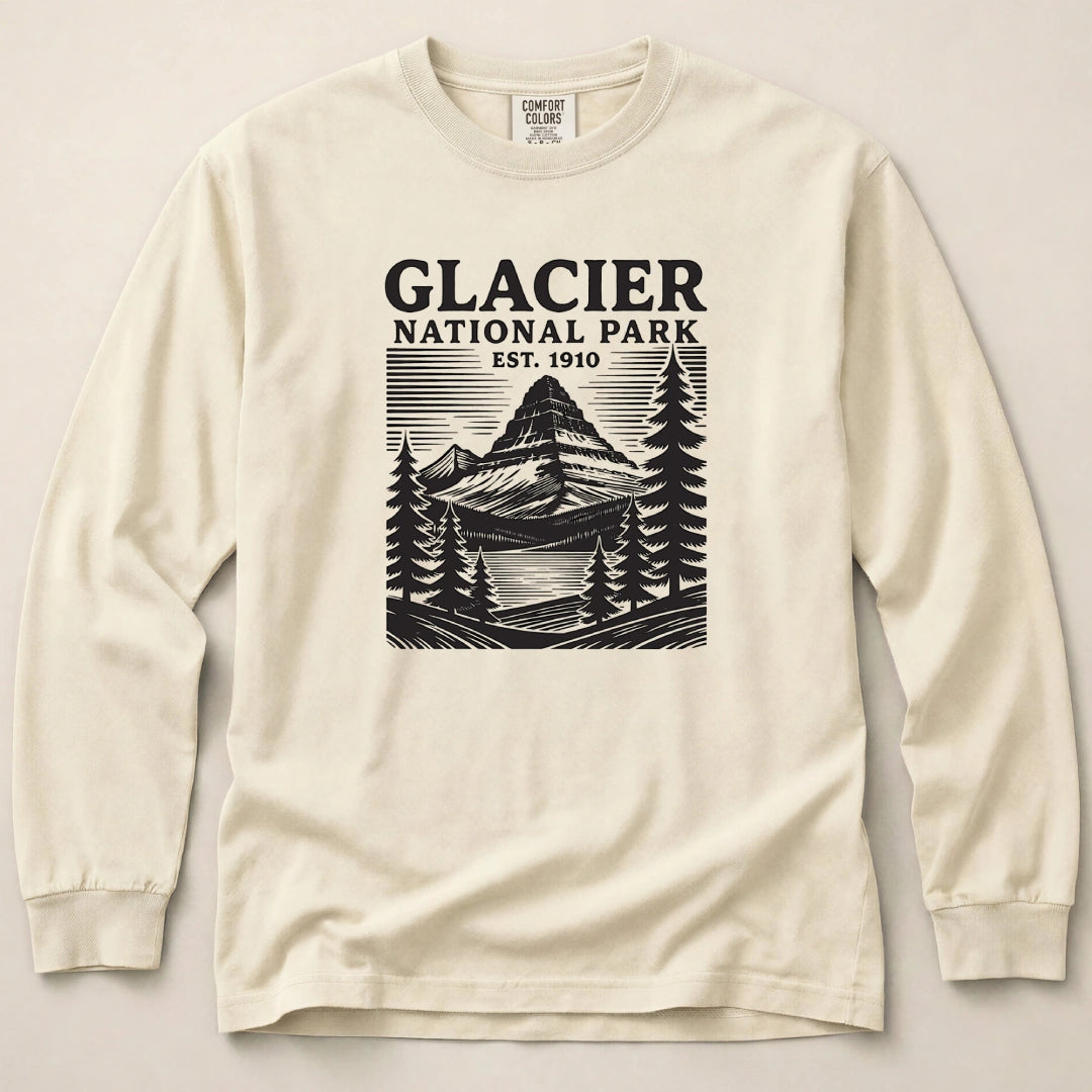 Glacier Park 1910 Long Sleeved T-Shirt