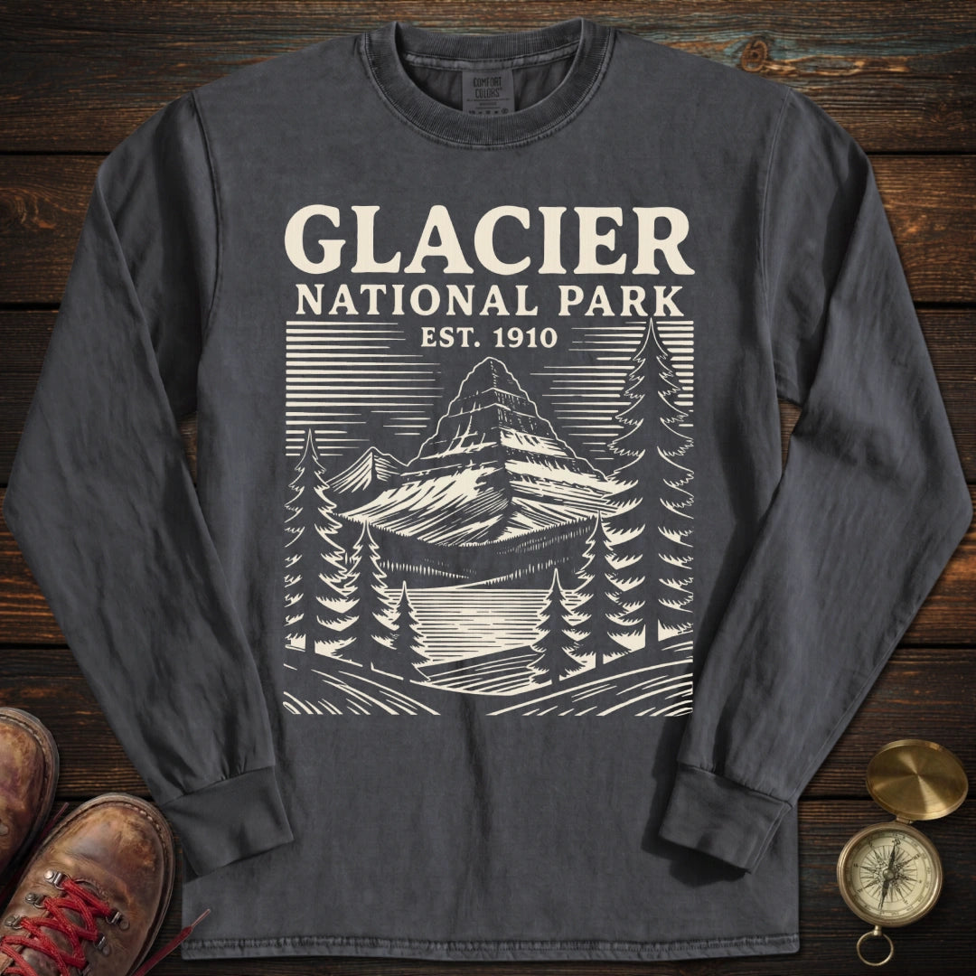 Glacier Park 1910 Long Sleeved T-Shirt
