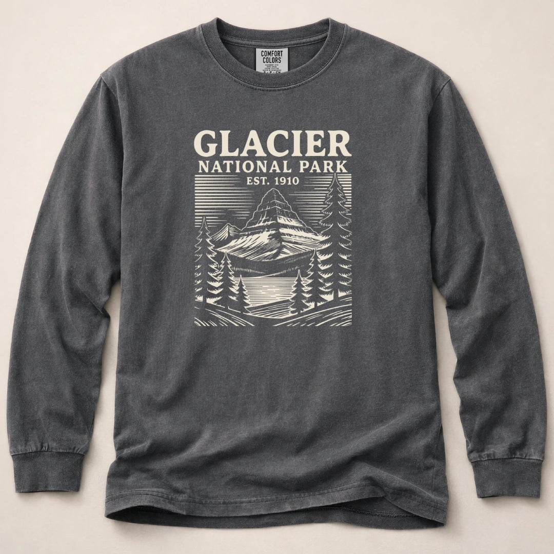 Glacier Park 1910 Long Sleeved T-Shirt