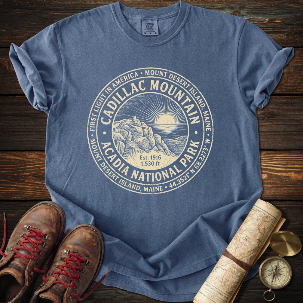 Cadillac Mountain First Light T-Shirt