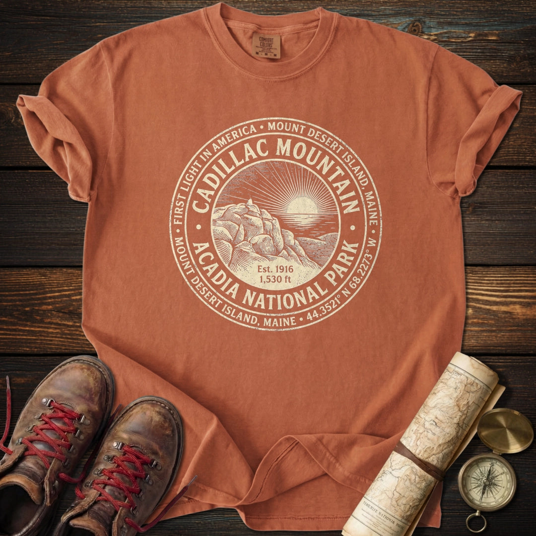 Cadillac Mountain First Light T-Shirt