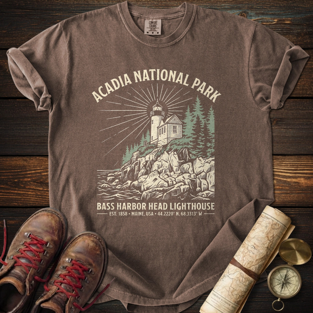 Acadia Bass Harbor Lighthouse T-Shirt