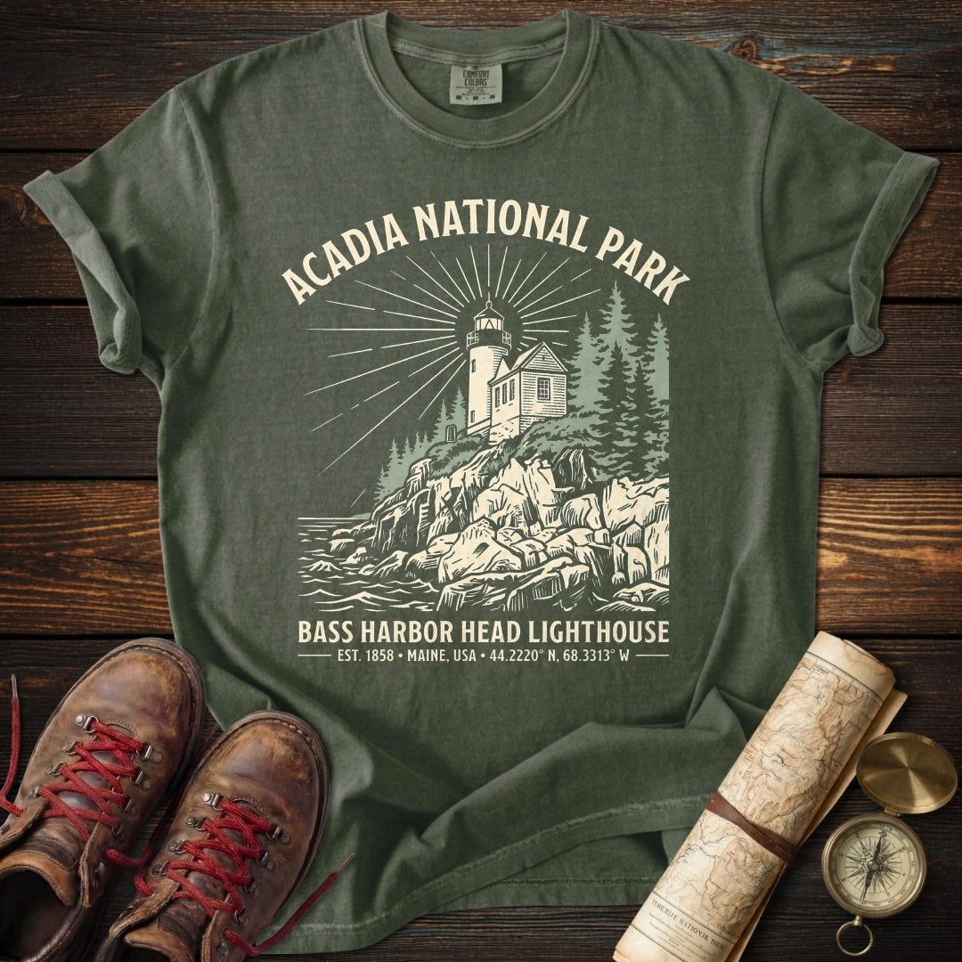 Acadia Bass Harbor Lighthouse T-Shirt