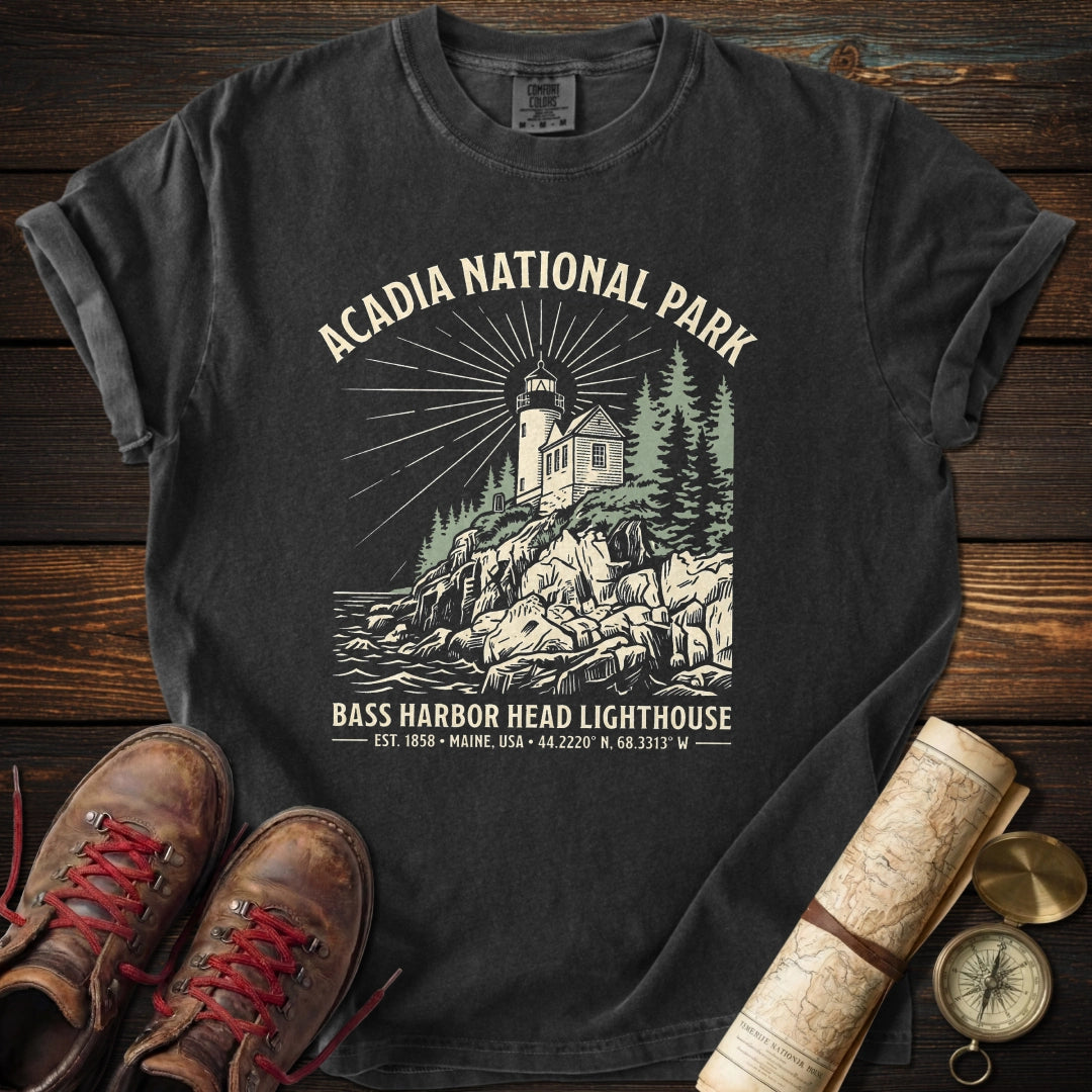 Acadia Bass Harbor Lighthouse T-Shirt