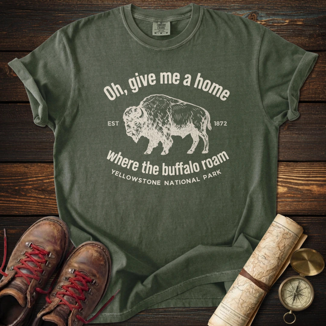 Yellowstone - Where the Buffalo Roam T-Shirt