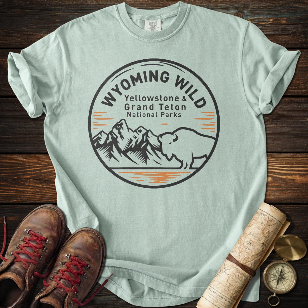 Wyoming Dual Park Minimalist T-Shirt