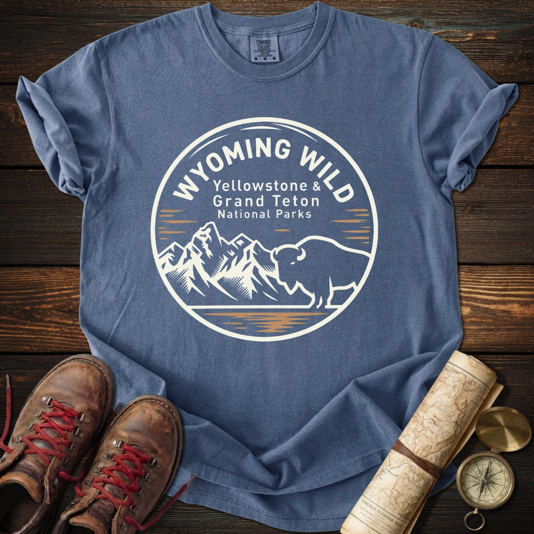 Wyoming Dual Park Minimalist T-Shirt