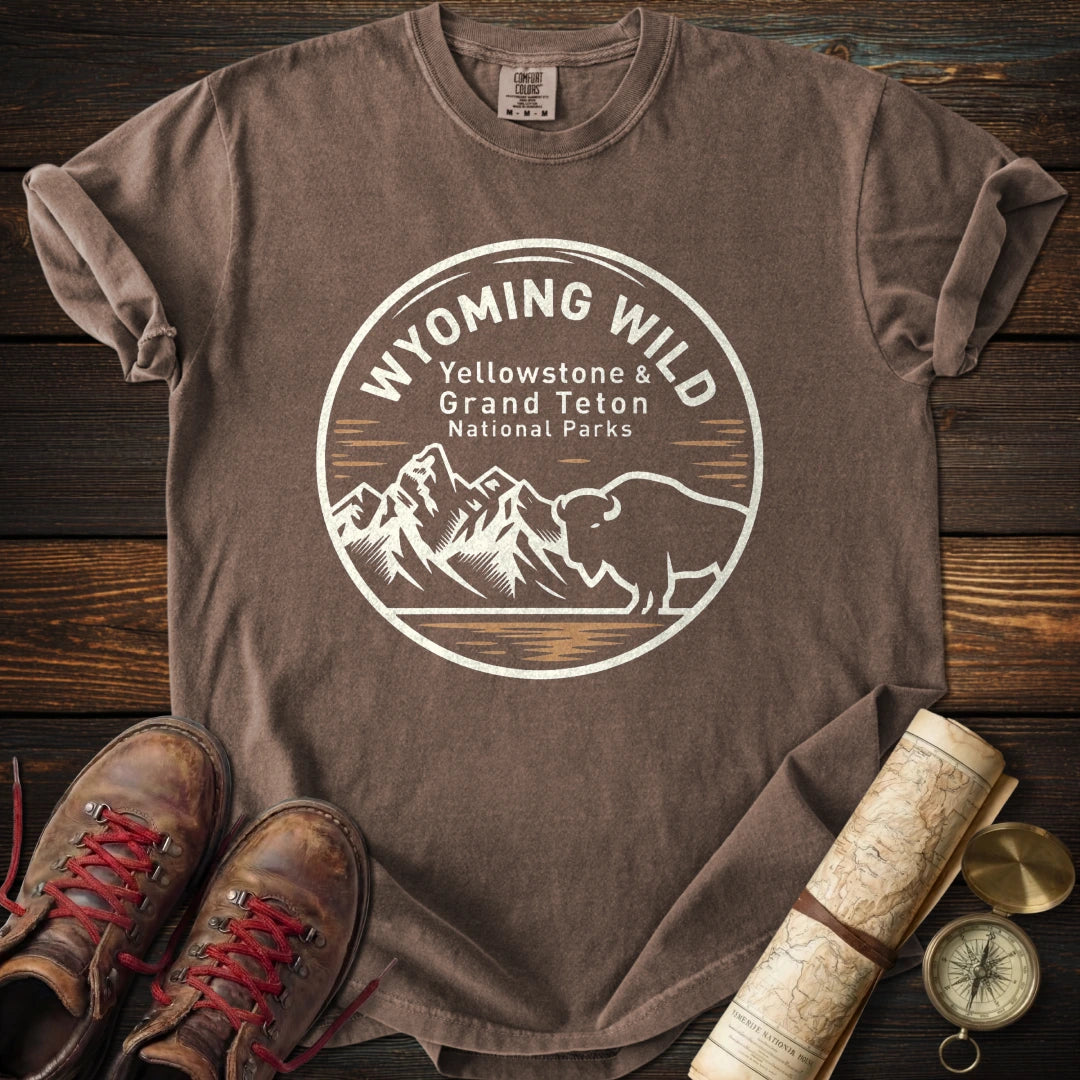 Wyoming Dual Park Minimalist T-Shirt