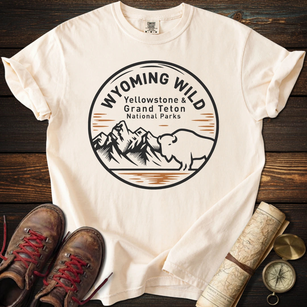 Wyoming Dual Park Minimalist T-Shirt
