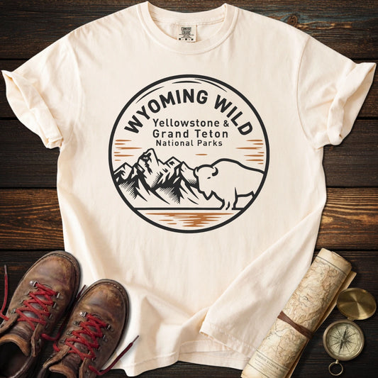 Wyoming Dual Park Minimalist T-Shirt