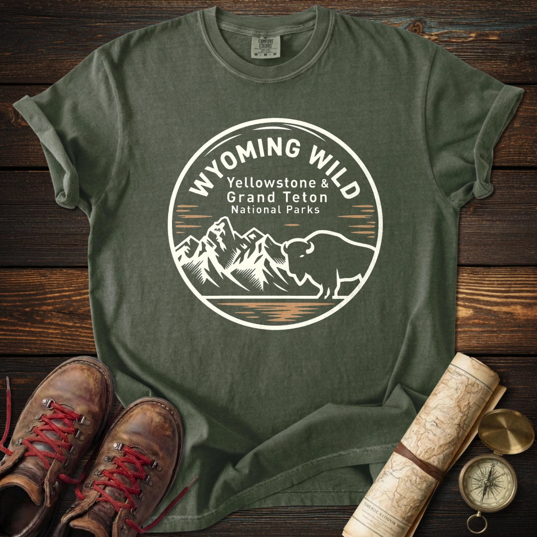 Wyoming Dual Park Minimalist T-Shirt