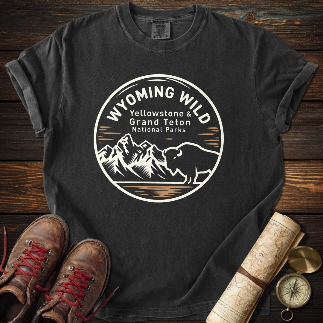 Wyoming Dual Park Minimalist T-Shirt
