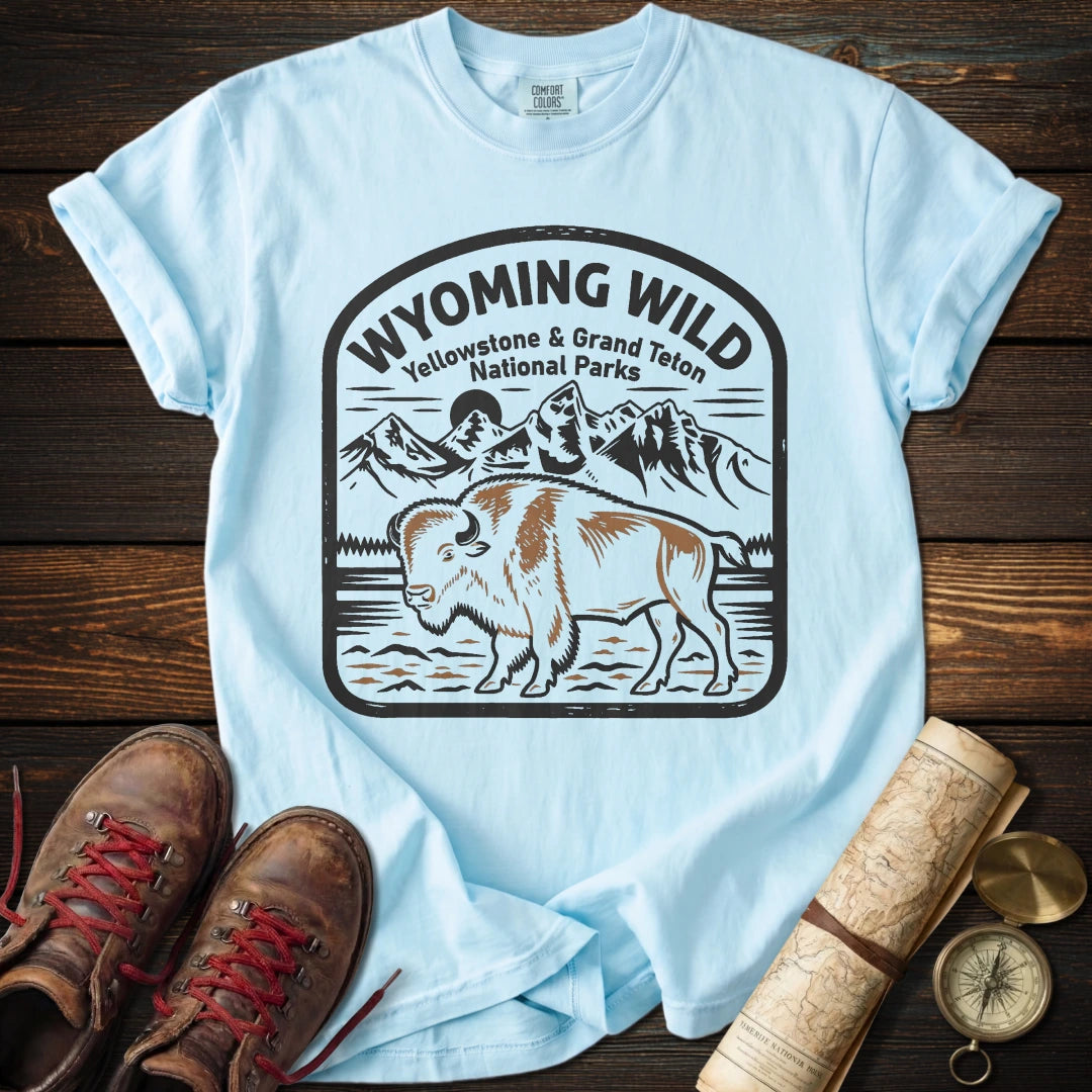 Wyoming Parks - Yellowstone + Grand Teton T-Shirt