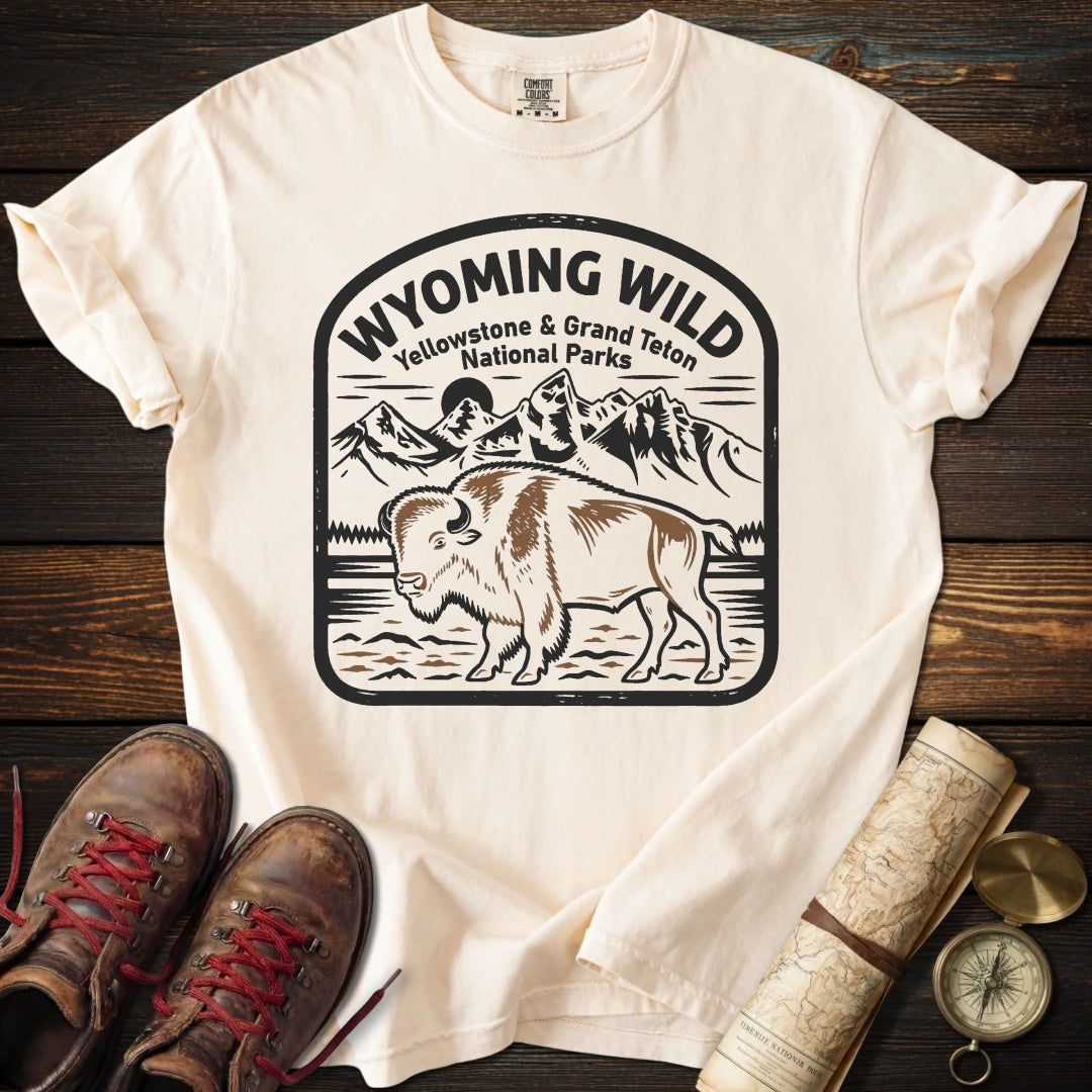 Wyoming Parks - Yellowstone + Grand Teton T-Shirt