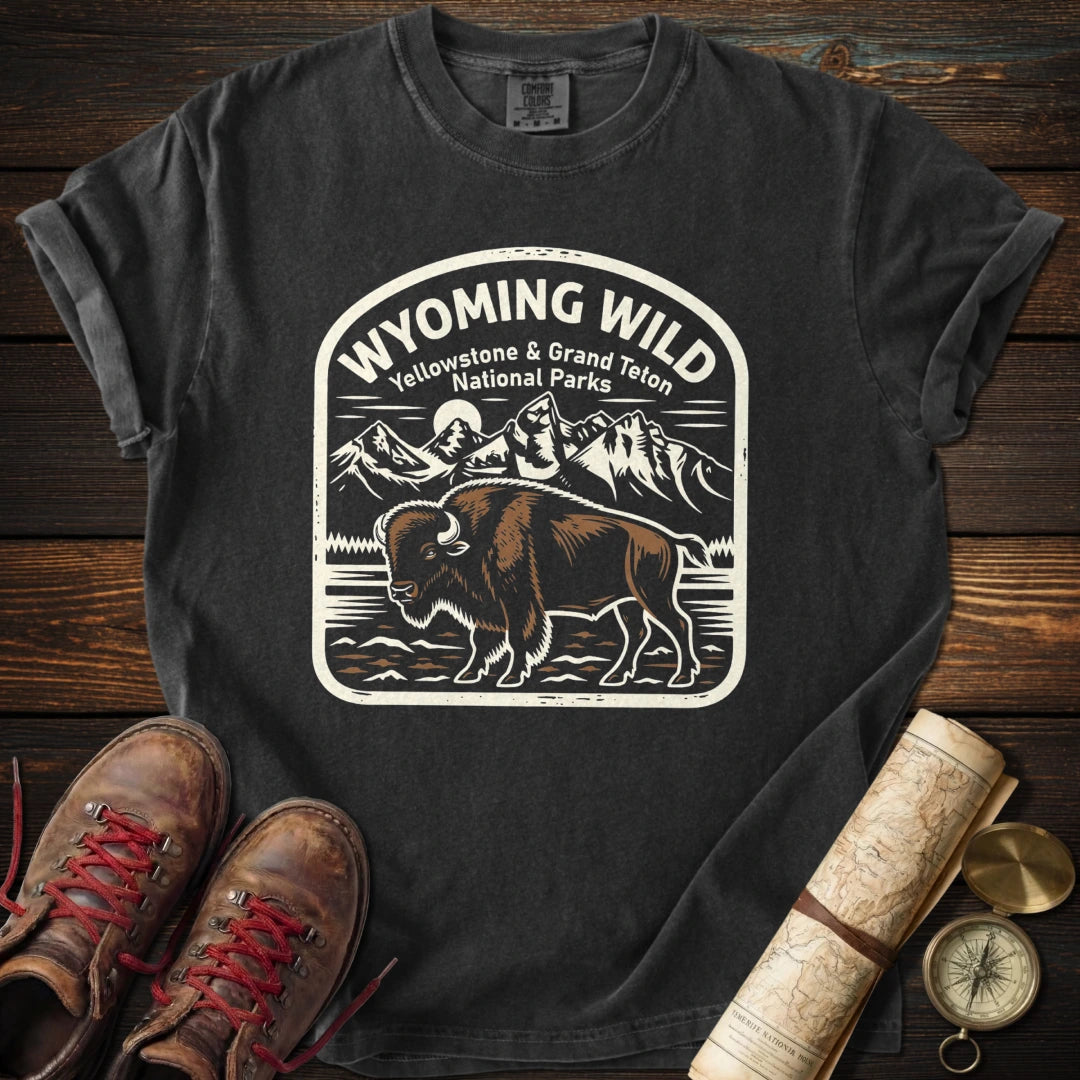 Wyoming Parks - Yellowstone + Grand Teton T-Shirt
