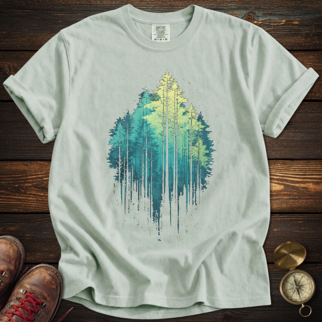 Misty Twilight Pines T-Shirt