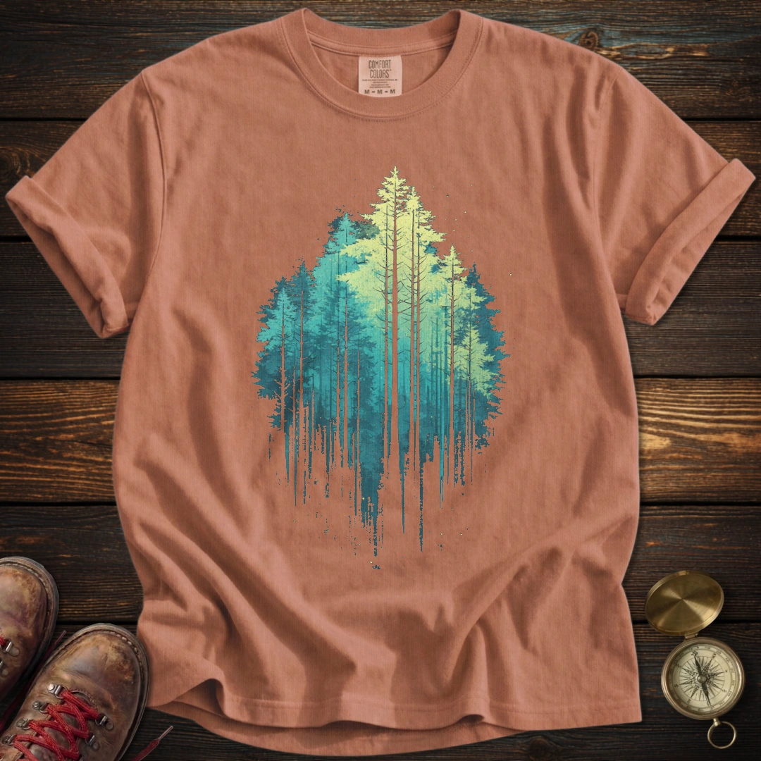 Misty Twilight Pines T-Shirt