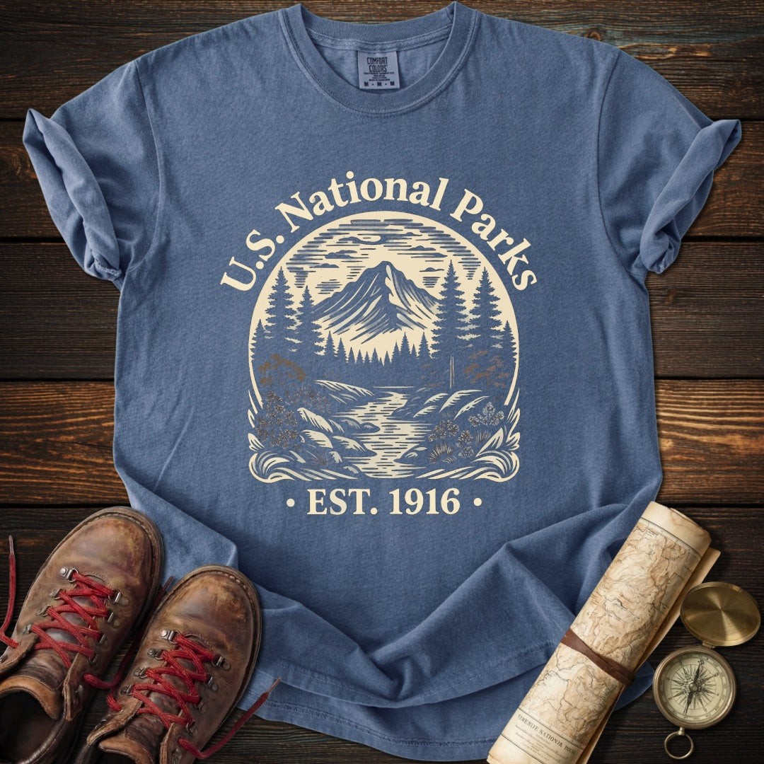 Vintage National Parks Badge T-Shirt