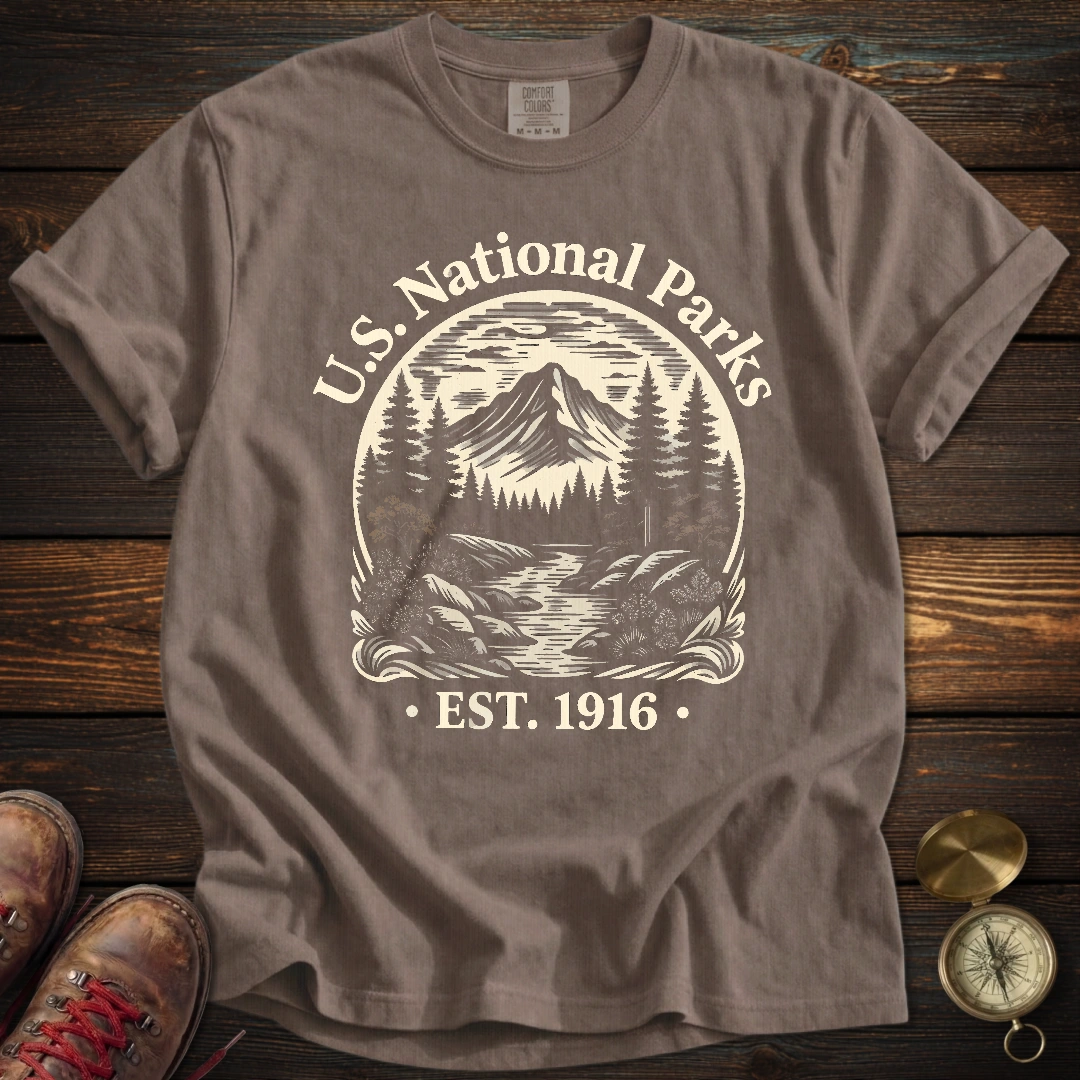 Vintage National Parks Badge T-Shirt
