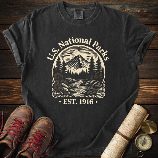 Vintage National Parks Badge T-Shirt