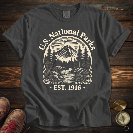 Vintage National Parks Badge T-Shirt