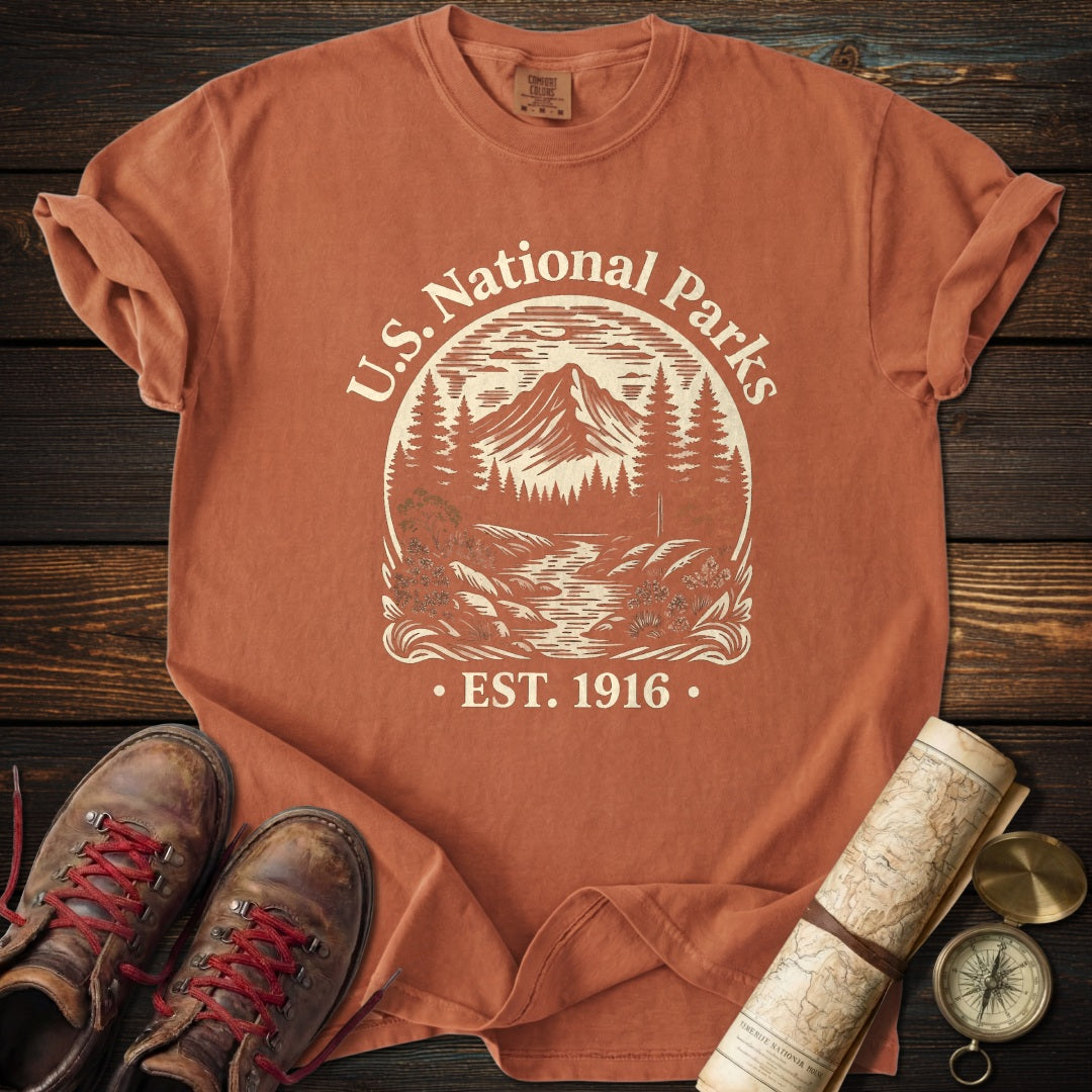 Vintage National Parks Badge T-Shirt