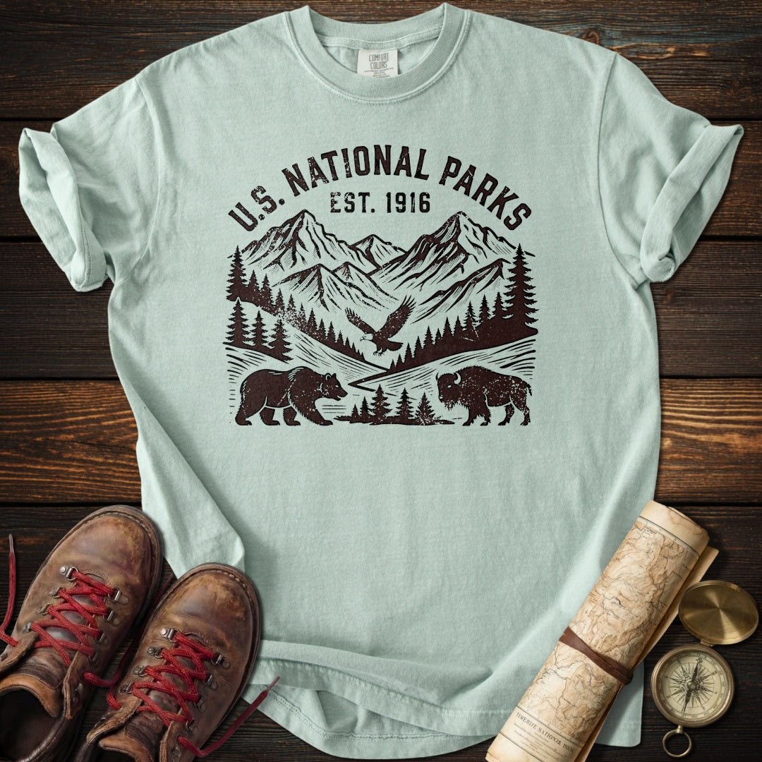 National Parks Retro Distressed T-Shirt