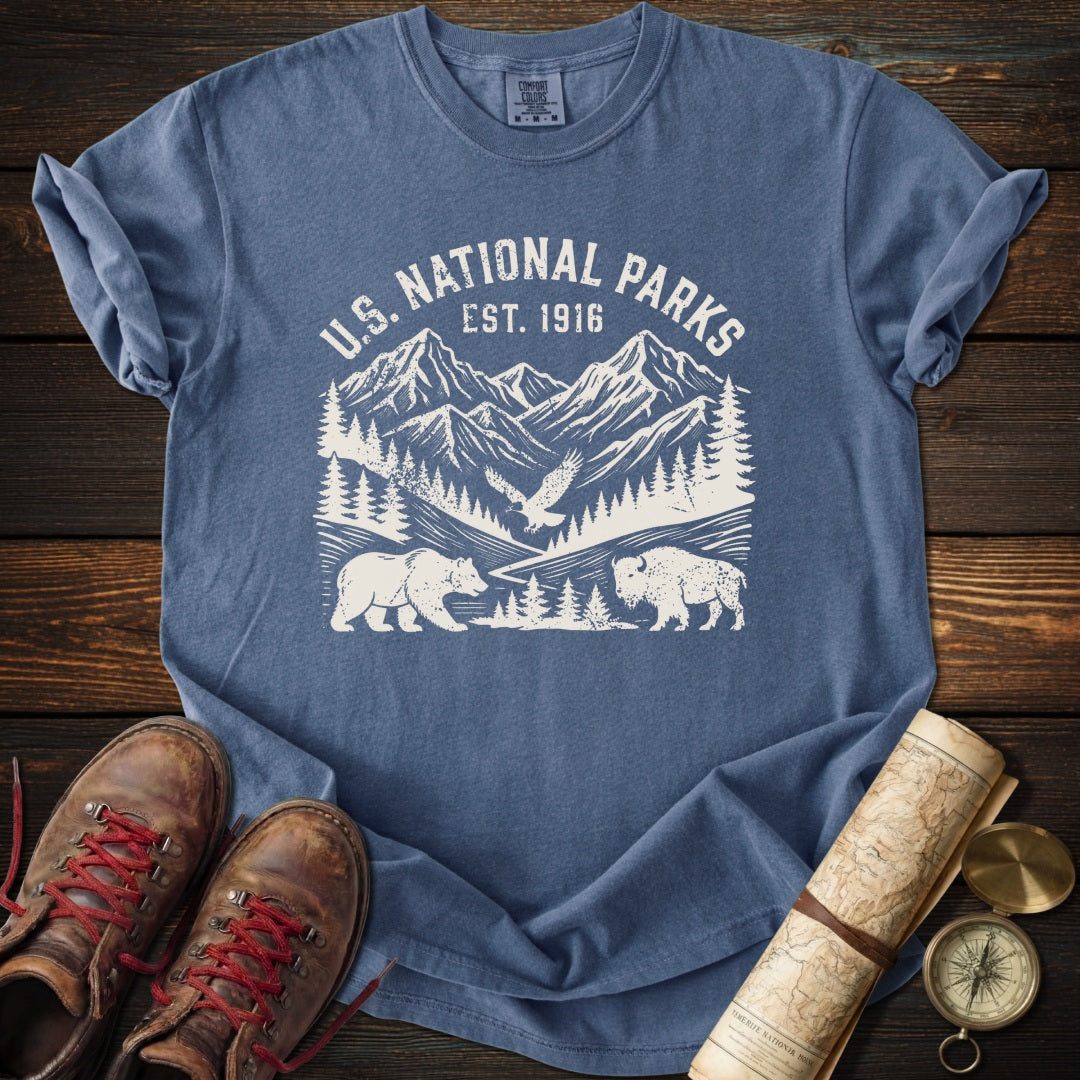National Parks Retro Distressed T-Shirt