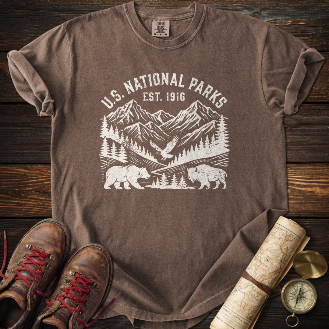 National Parks Retro Distressed T-Shirt
