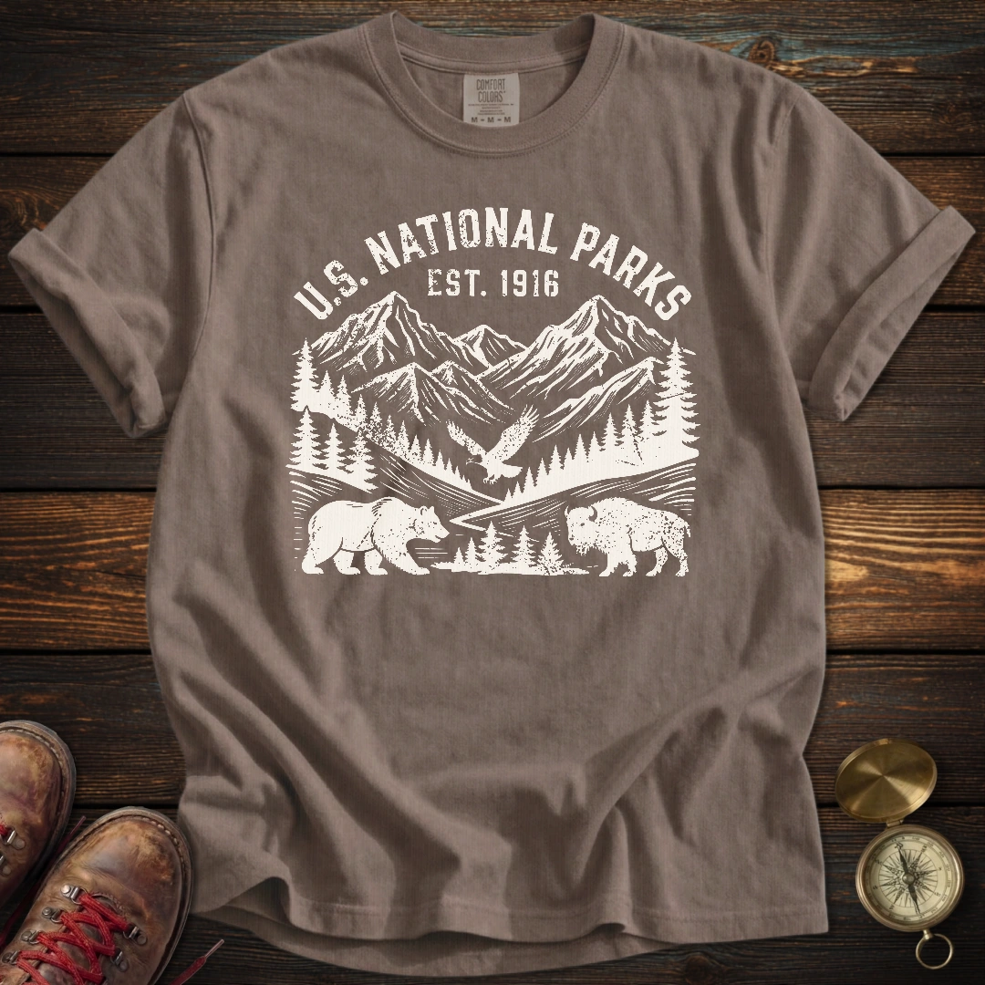 National Parks Retro Distressed T-Shirt