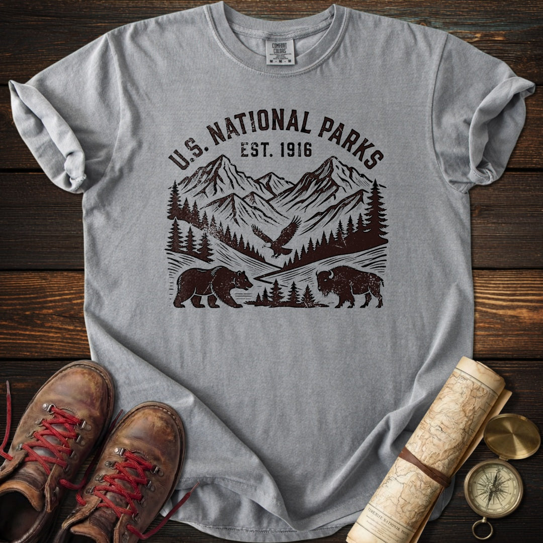 National Parks Retro Distressed T-Shirt