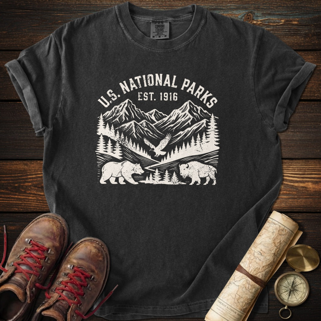 National Parks Retro Distressed T-Shirt