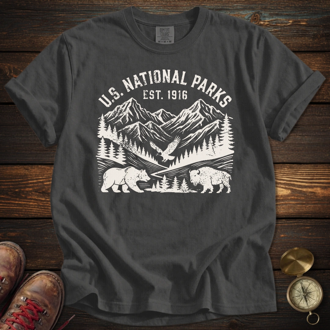 National Parks Retro Distressed T-Shirt